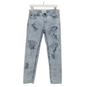 One x One Teaspoon Awesome Baggies Distressed Jeans Light Wash 25